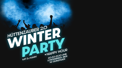 Hüttenzauber Party Flyer